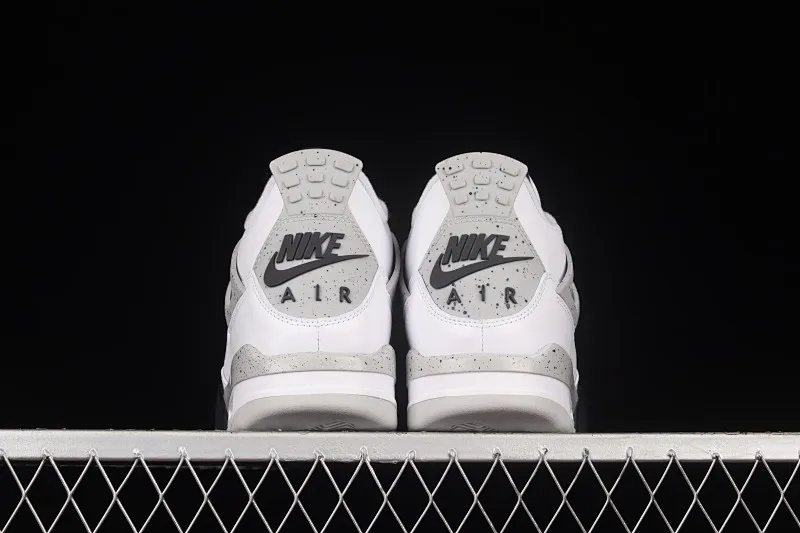 All categories Air Jordan Jordan series basketball shoes Air Jordan 4 foreign trade version Air Jordan 4 Retro "White Cement" AJ4 Joe 4 white cement white gray 840606-192